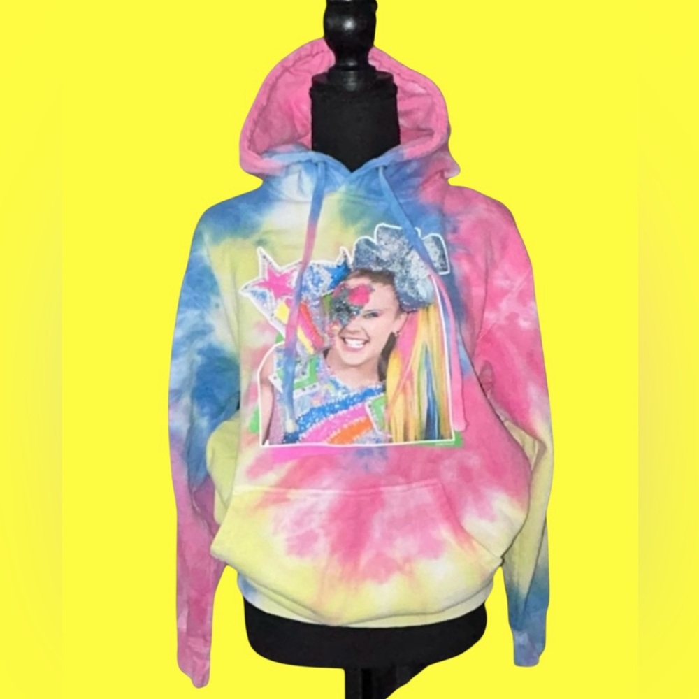 🎉 JOJO!! PASTEL TIE-DYE 2022 DREAM CONCERT HOODIE! #NICKELODEON *RARE*